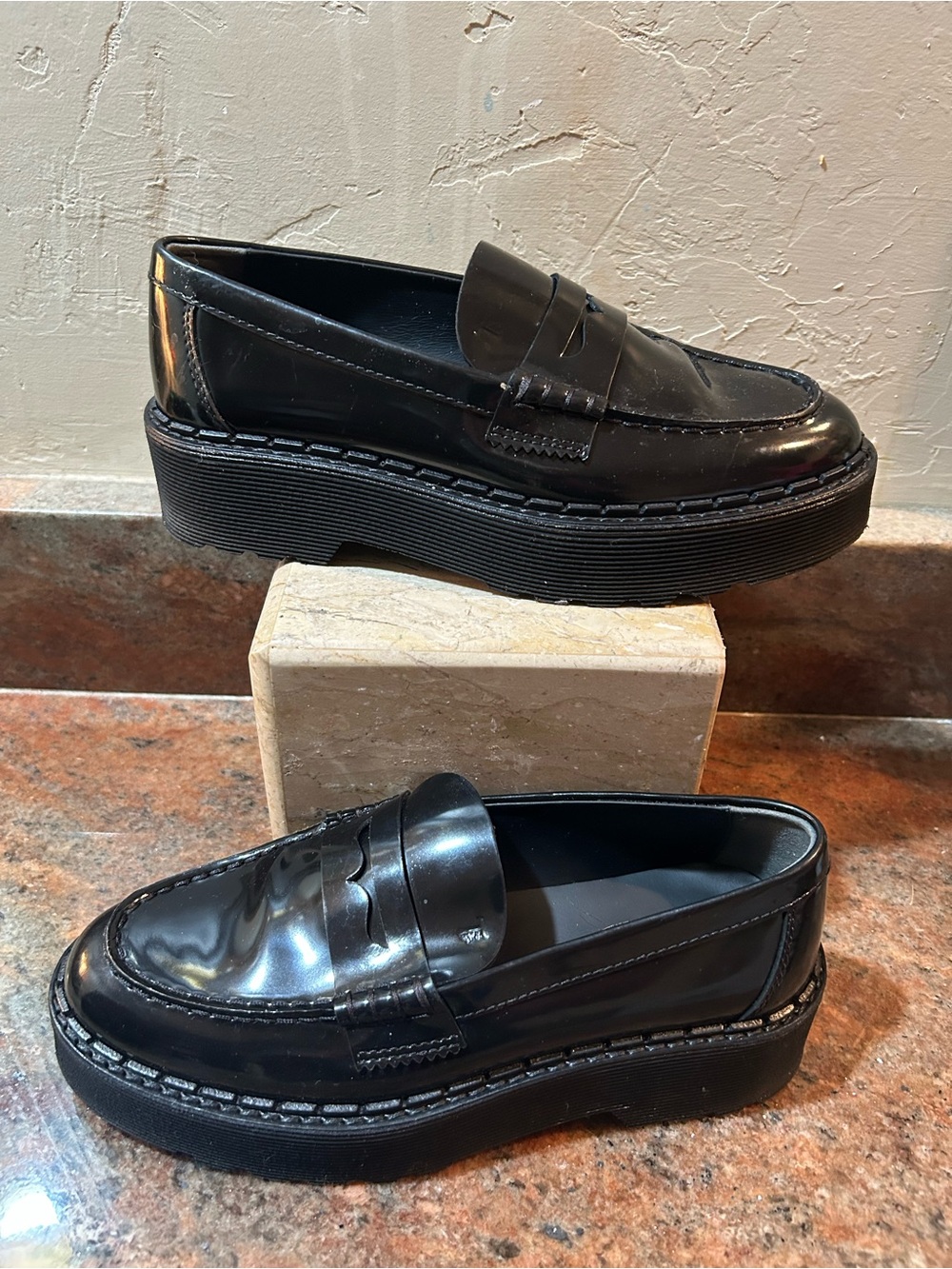 Tod’s Platform Penny Loafers